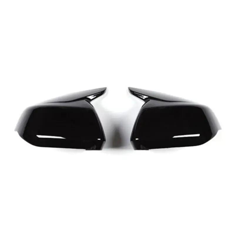 For Ford Mondeo Fusion 2025 2025 Rearview Side Mirror Cover Wing Cap Exterior Door Rear View Case Trim Carbon Fiber Look Black