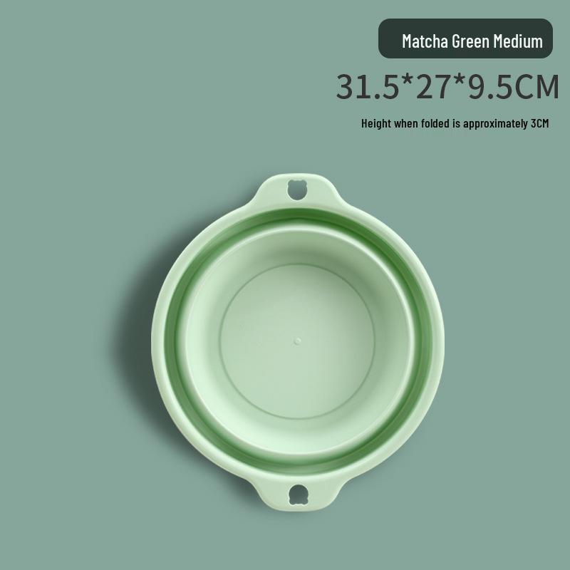 Portable Foldable Washbasin for Dorms, Outdoor Travel, and Household Use