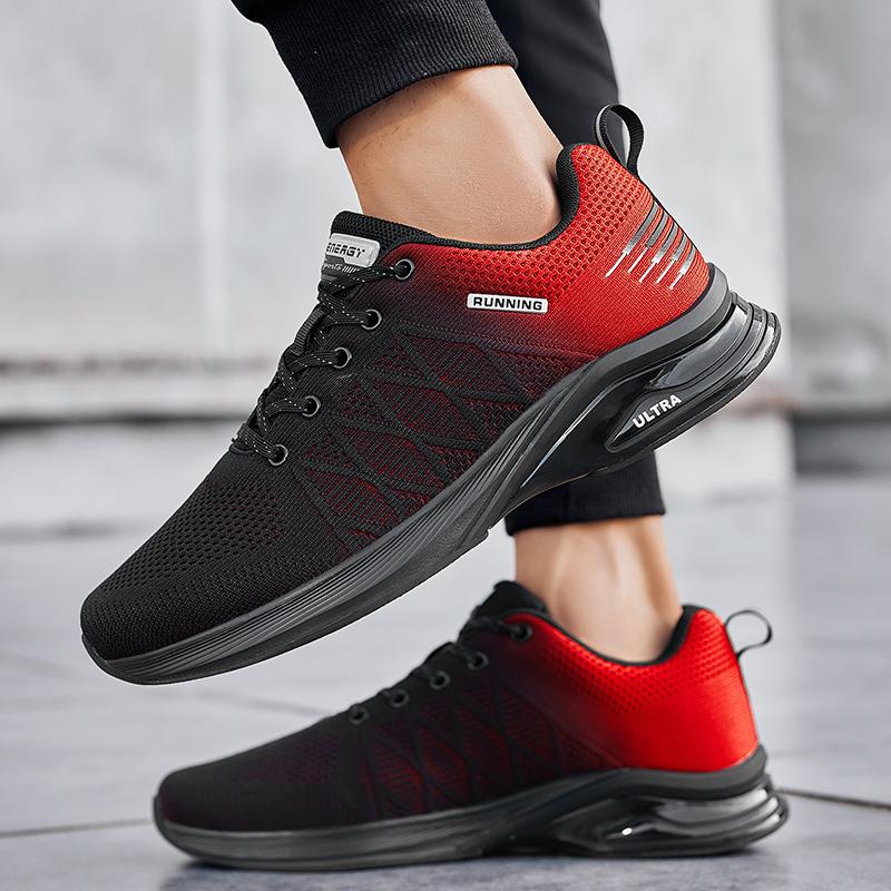 Big Size 39-50 Men Running Sneakers Mesh Breathable Trail Running Shoes Comfortable Jogging Sneakers Men Outdoor Sports Shoes