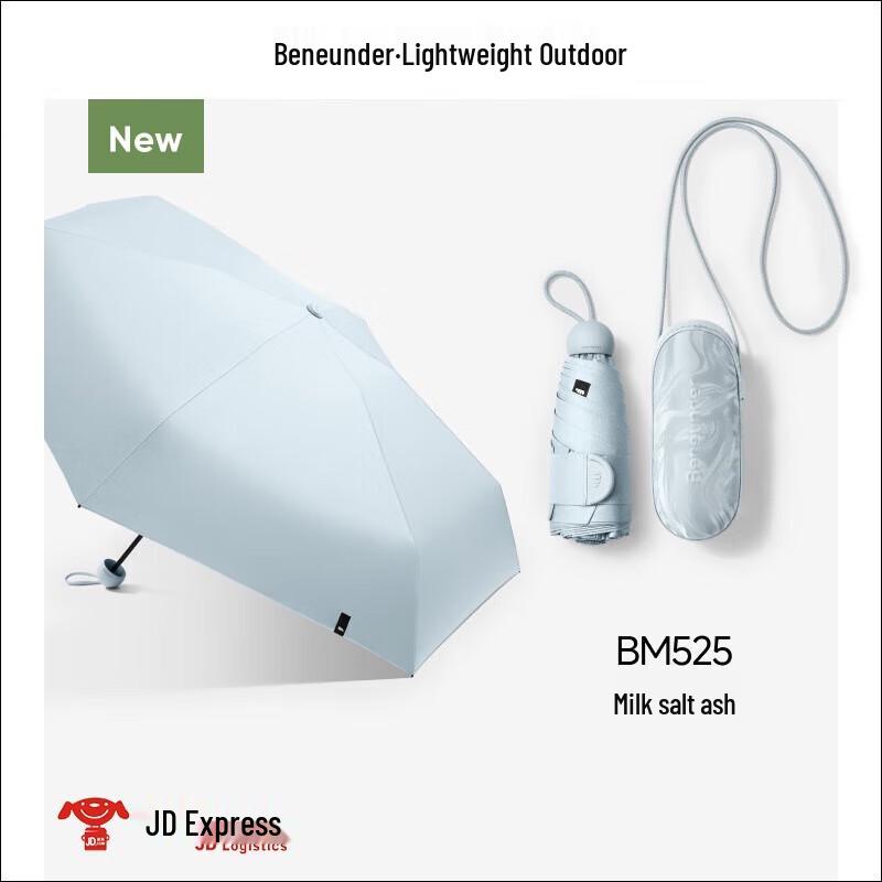 Bananaunder Anti-UV Five-Fold Capsule Umbrella