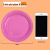 Colorful Disposable Paper Plates for Kindergarten Arts, Crafts, and Decor