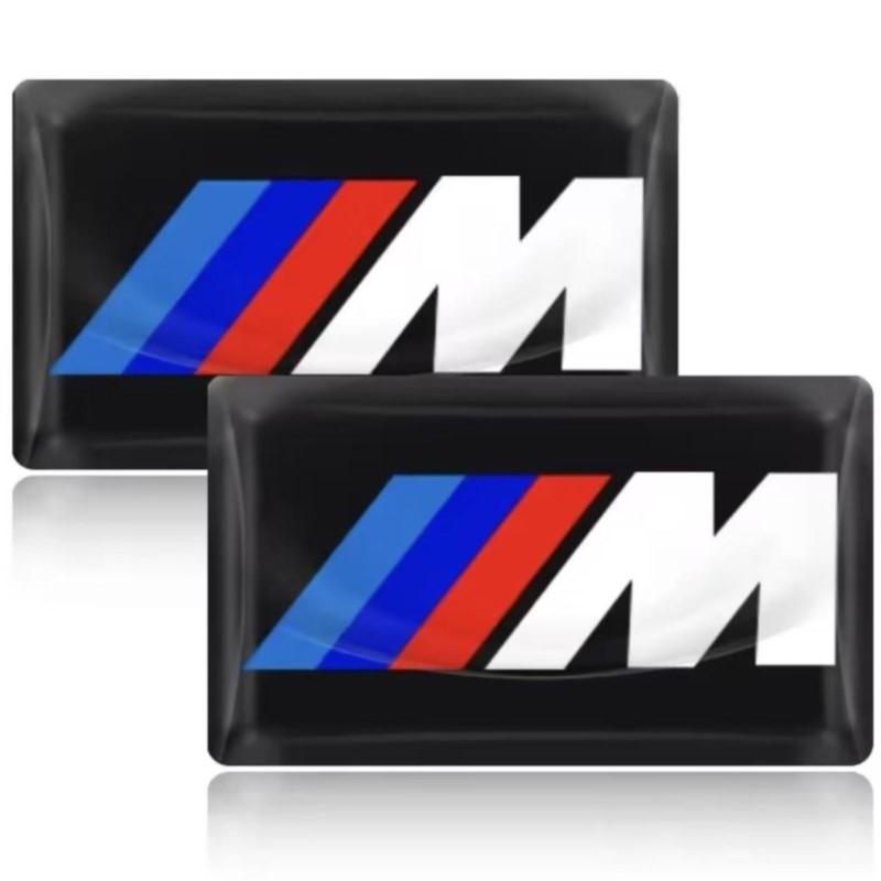 2/5/10PCS BMW E46 E39 E38 E90 E60 E36 F30 F20 X3 X5 X7 M Logo Car Steering Wheel Wheel Center Emblem Badge Sticker Decal Styling MM1