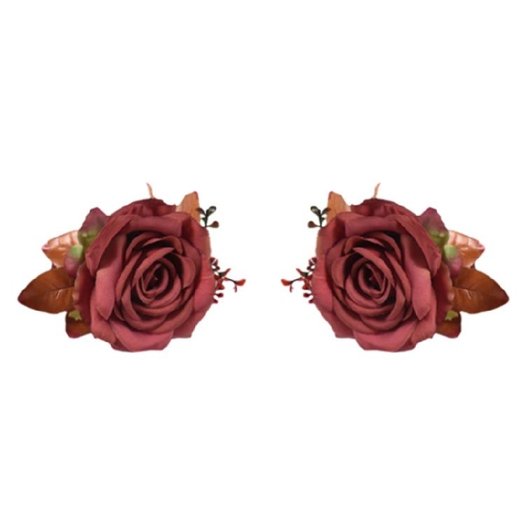 

Panel Holder Clip-on Tieback Window Curtain Tie Holder Home Decoration Rose Flower