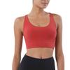 Double-sided Brushed Cross Back Sports Shockproof Gathered Yoga Fitness Vest