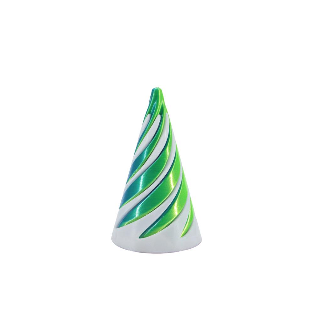 3D Printed Stress Relieving Toys Spiral Model Toy Impossible Pyramid Passthrough Thread Sculpture Screw Toys Gift