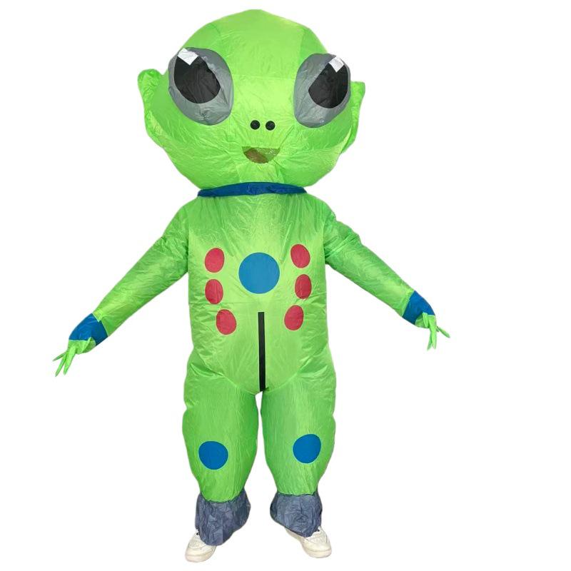 Aufblasbares Alien Kostüm Umhang für Weihnachts-Bühnenauftritte & Partys