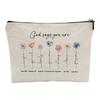 God Says You Are Scripture Makeup Bag Christian Mom Gift: Inspirational Bible Verse Cosmetic Bag, Affirmations Gifts, Encouragem