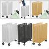 Rolling Yoga Mat Storage Basket Laundry Wheeled Home Gym Rack Cart for College