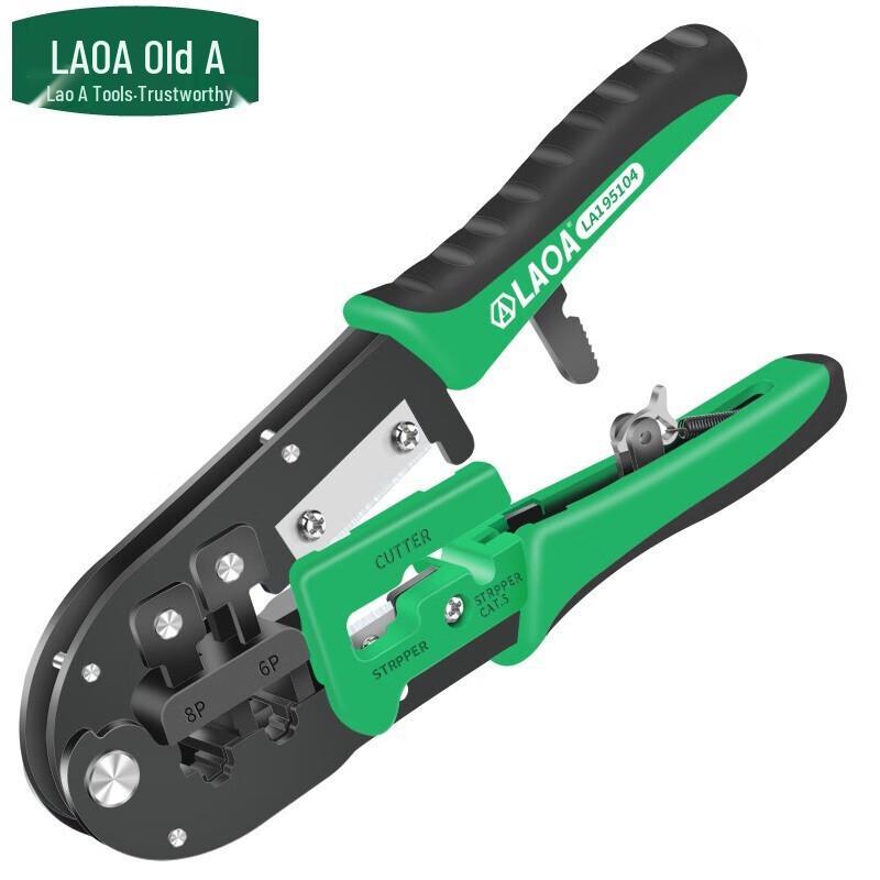 LAOA Ratchet Network Crimping Plier