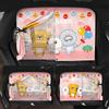 Multiple Patterns Cute Cartoon Car Side Window Sun Shade Magnetic Windshield Sunshade Foldable Rear Side Auto Window Cover Kids