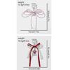 Sweet Ribbon Bowknot Pearls Keychain Charm Fashionable Key Accessory Cuteness Bag Charm Suitable for Keys and Bags