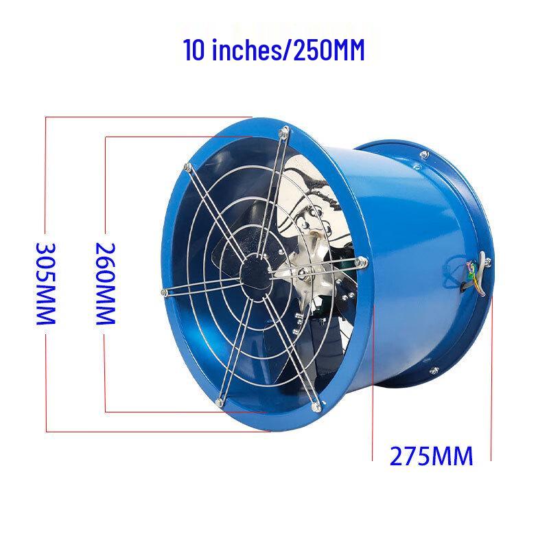 Beiyou 10-inch Reinforced Axial Flow Duct Fan CN plug (adapter included)