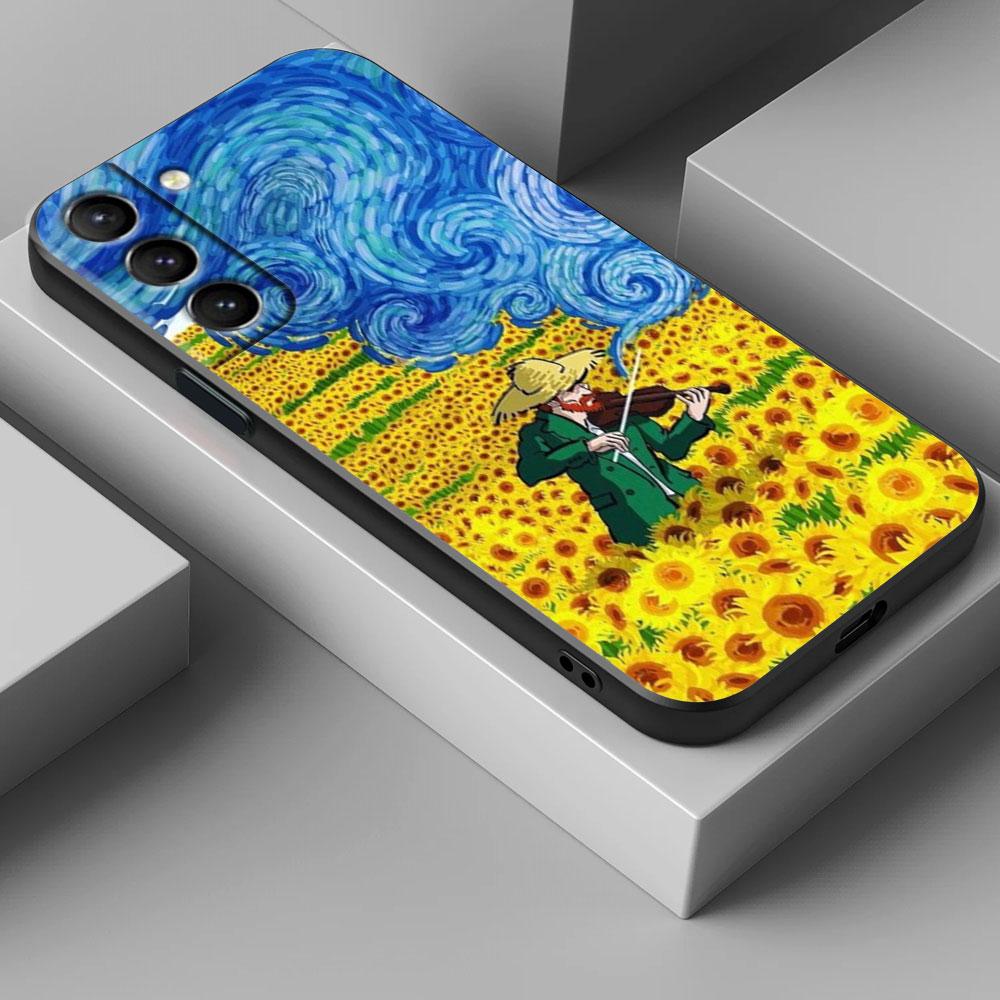 Interessante Custodia Arte di Van Gogh S26Ultra per Samsung Galaxy S26 S25 S24 S23 S20 S21 FE S22 Ultra S26 Plus 5G Custodia Morbida per Telefono