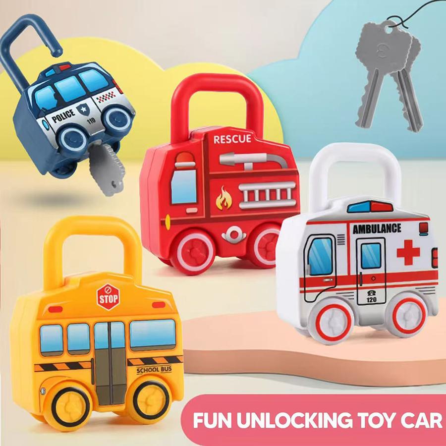 1Pcs- High-Quality Learning High-Quality Lock High-Quality With High-Quality Key High-Quality Car High-Quality Games High-Quality Montessori
