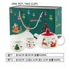 Special Gold-plated Tea Set Christmas Gift One Pot Two Cups Christmas Tea Pot Set Coffee Cup Saucer Teapots Teaware