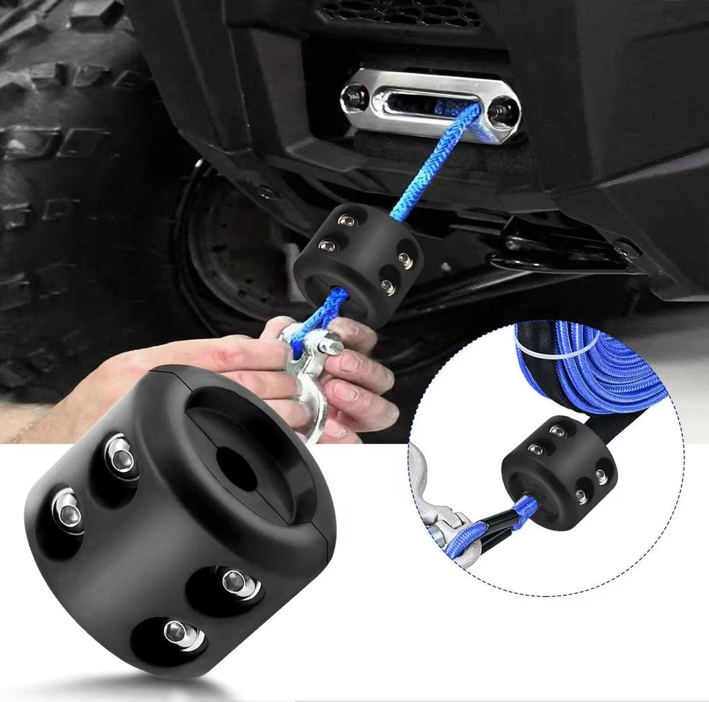 Cable Hook Stopper Winch Mount Stop Rope Line Cable Saver for Universal Auto Offroad Accessories Parts Daily Necessities