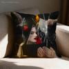 R-Rosalia Lux Throw Pillow Case For 50X50Cm 40X40Cm 55X55Cm 45X45Cm 30X30Cm Square Bedroom Pillowcase Cover