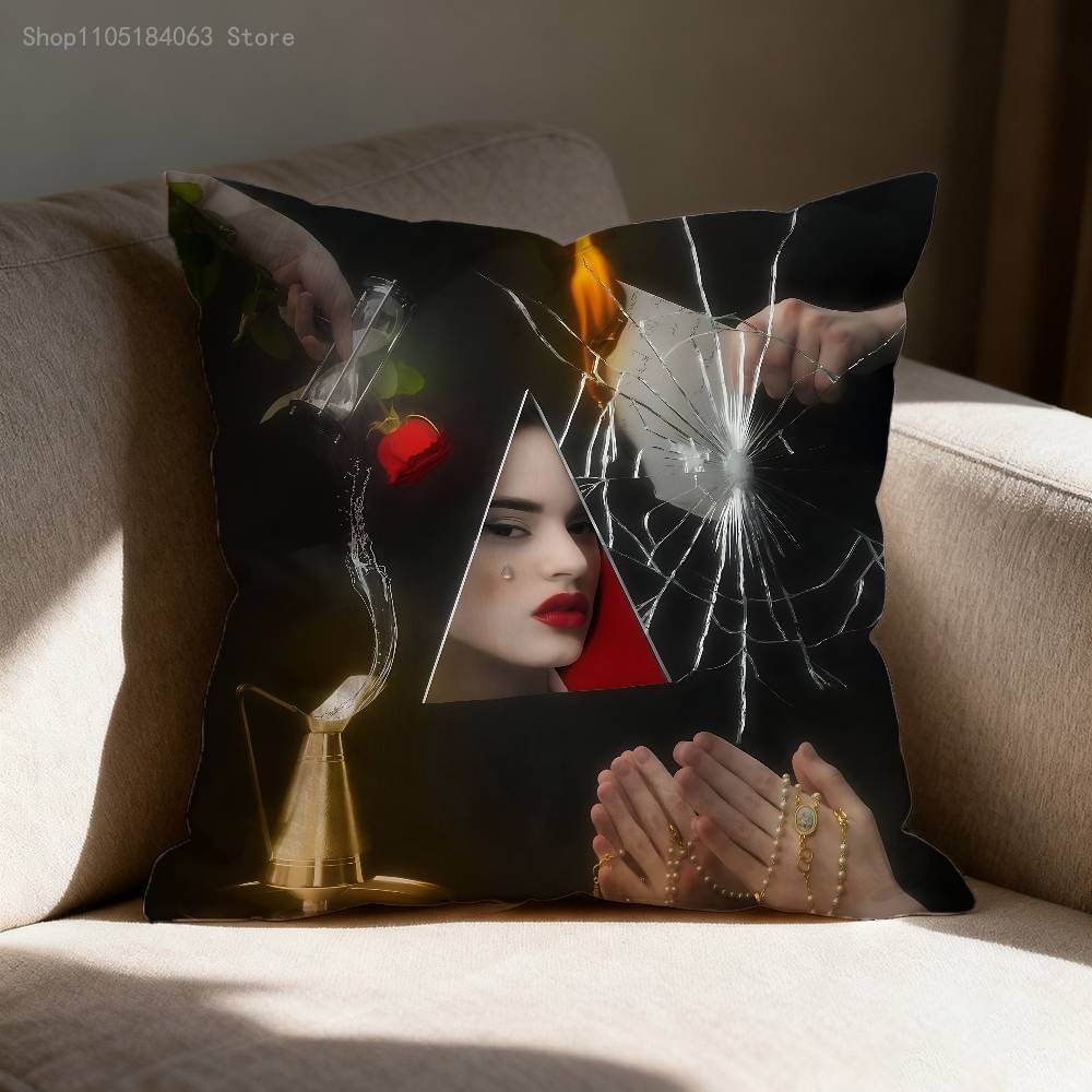 R-Rosalia Lux Throw Pillow Case For 50X50Cm 40X40Cm 55X55Cm 45X45Cm 30X30Cm Square Bedroom Pillowcase Cover