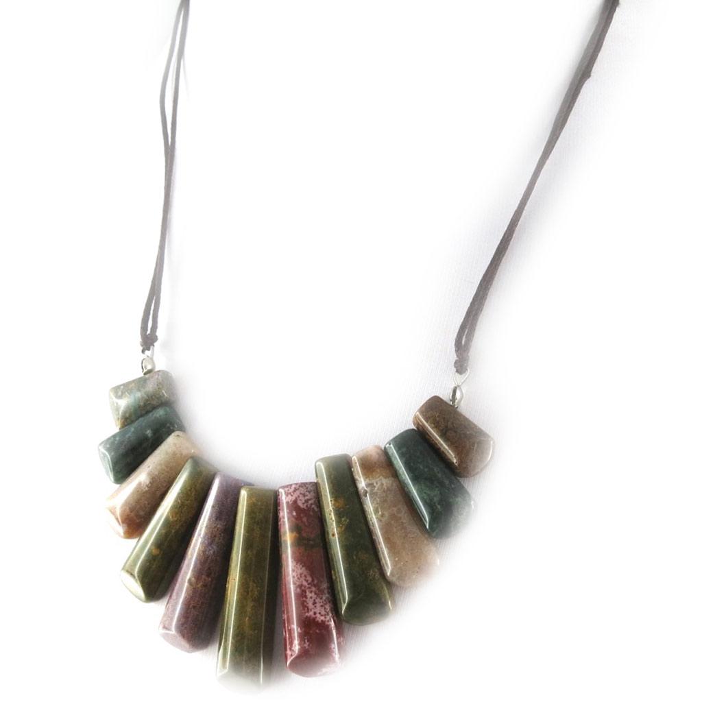 Les Trésors De Lily [K7300] - Collier 'Minéralia' agate