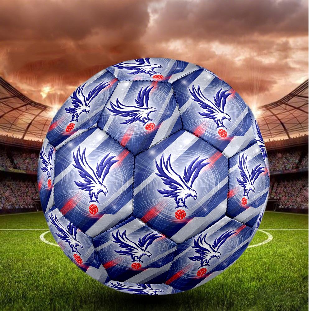 Crystal Palace Size 5 Football High Elastic Soccer Ball For Outdoor Competition Daily Training Play