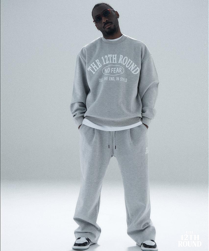 Deoteuwelbeulaundeu The 12Th Round Sweat Pants Gray