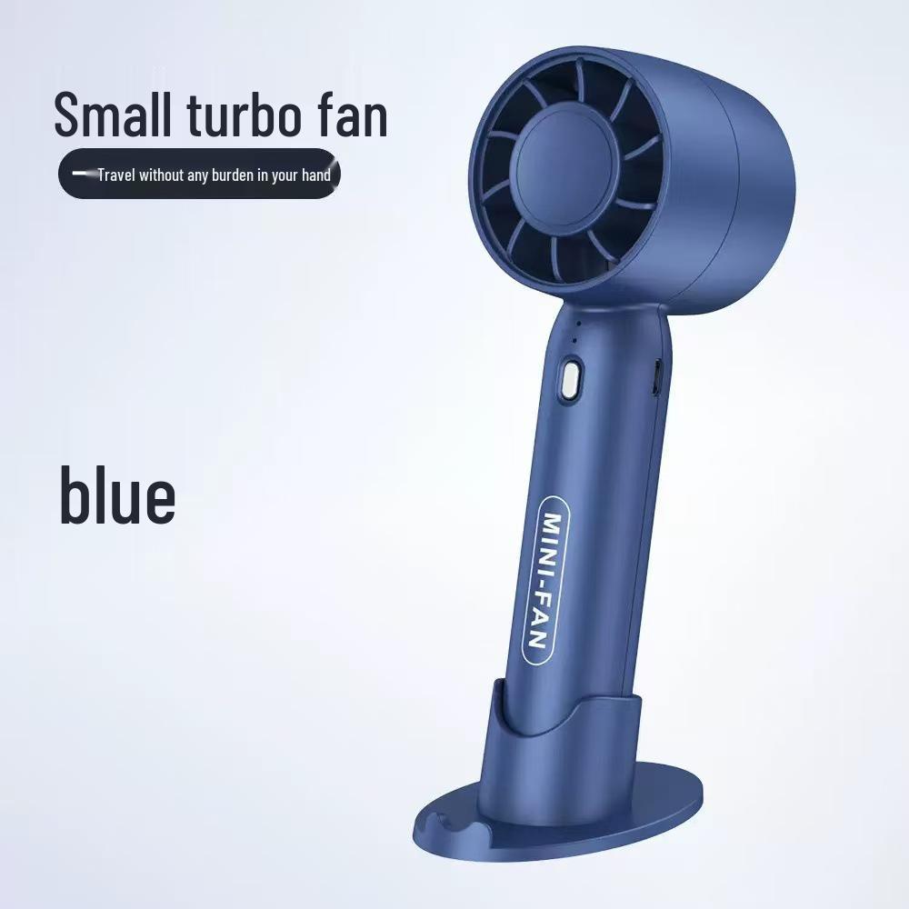 

Southeast Asia Portable T10 USB Rechargeable Mini Turbine Fan 162*53*63 mm синій