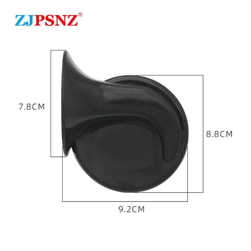 12V 8 Tones Musical Air Horn Electric Snail Horn For Vehicles Motorcycles Car With 8 Sounds Control Box Button Universal