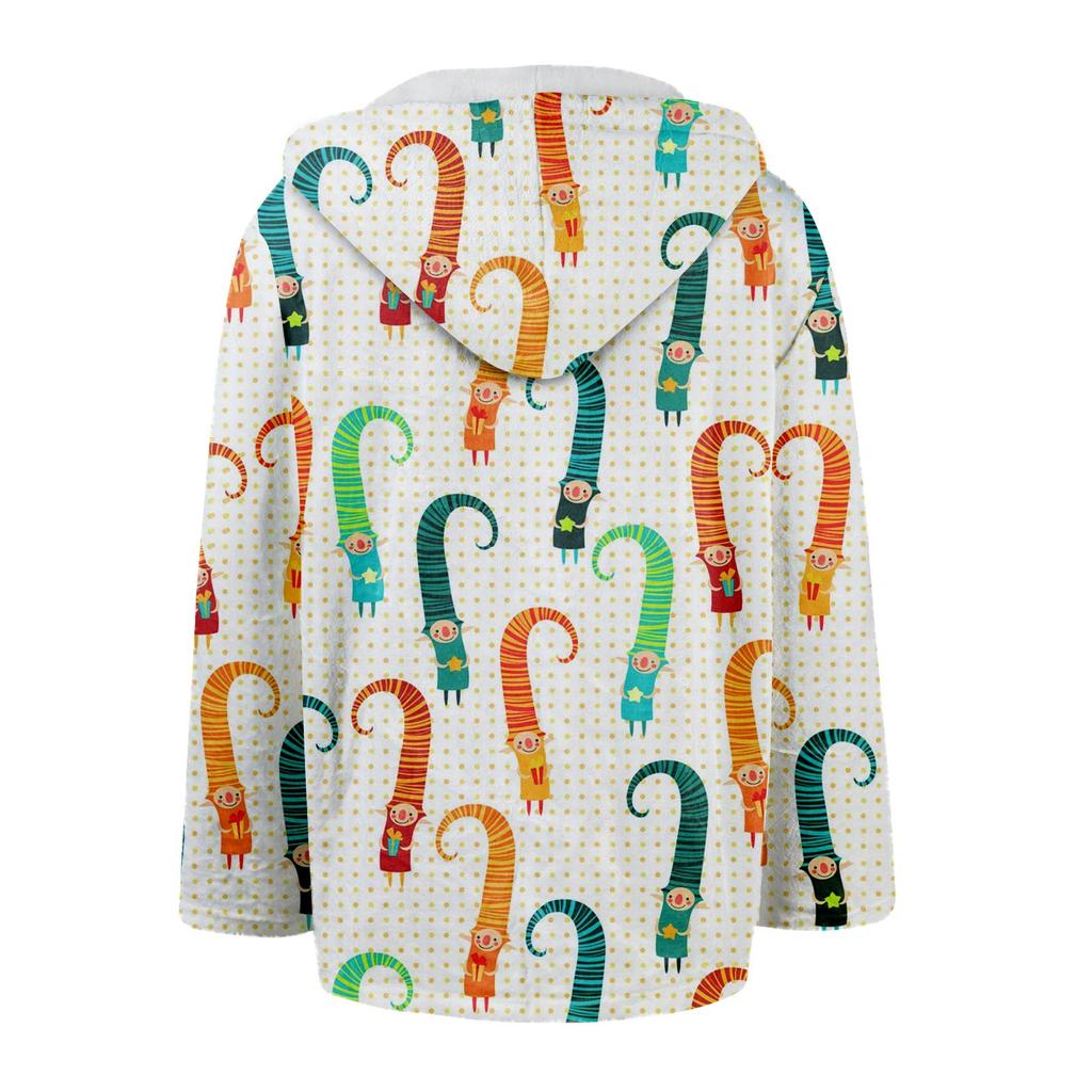 Men'S Winter Zipper Hooded Fleece Sweatshirt With Patch Pocket Casual Jacket