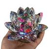 Vastu Feng Shui Transparent Crystal Lotus for Positive Energy A Gift Item for Good Luck Prosperity