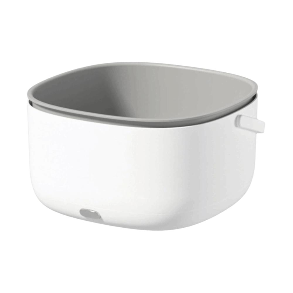 Double-Layer Basket Vegetable Washing Machine Electric Food Purifier Vegetables Cleaning белый