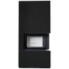 Modular Fireplace KRATKI FLOKI Right-sided 8 kW Ø 160 Granite Panels ZIMBKRATKI ABWE NERO