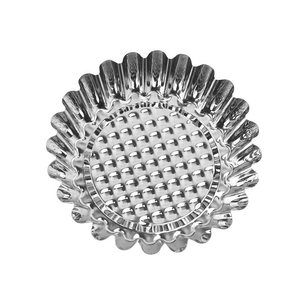 

Stainless Steel Egg Tart Making Mold Heats Resistant Cupcake Washable Muffin Cakes Molds Baking Bakeware for Homemade