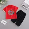 Completo Estivo da Ragazzo a Maniche Corte Stile Cinese per Bambini Hanbok Bello Completo Tang Cotone Lino Sezione Sottile di Abbigliamento Antico