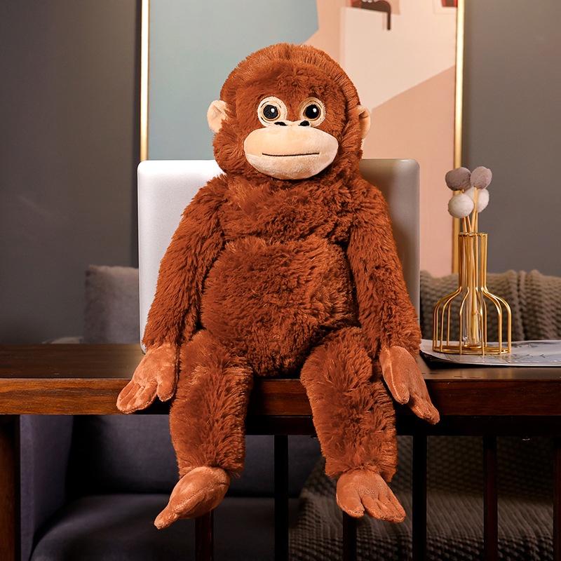 Large Plush Gorilla Toy With Long Arms Realistic Monkey Stuffed Animal 66cm Tall