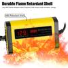 Fully Automatic Car Battery Charger with Digital LCD Display 2A Fast Charge Level 3 for AGM GEL Lead Acid Batteries