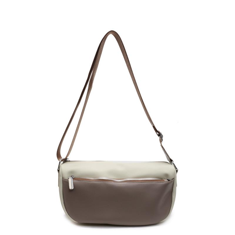 

Fashionable Single-shoulder Crossbody Bag Single-shoulder Elegant Small Bag Simple and Niche Underarm Bag бежевый