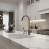 Gunmetal 304 Stainless Steel Kitchen Faucet Mixer Hot Cold 360 Swivel Gooseneck Sink Mixer Tap Faucet Cartridges