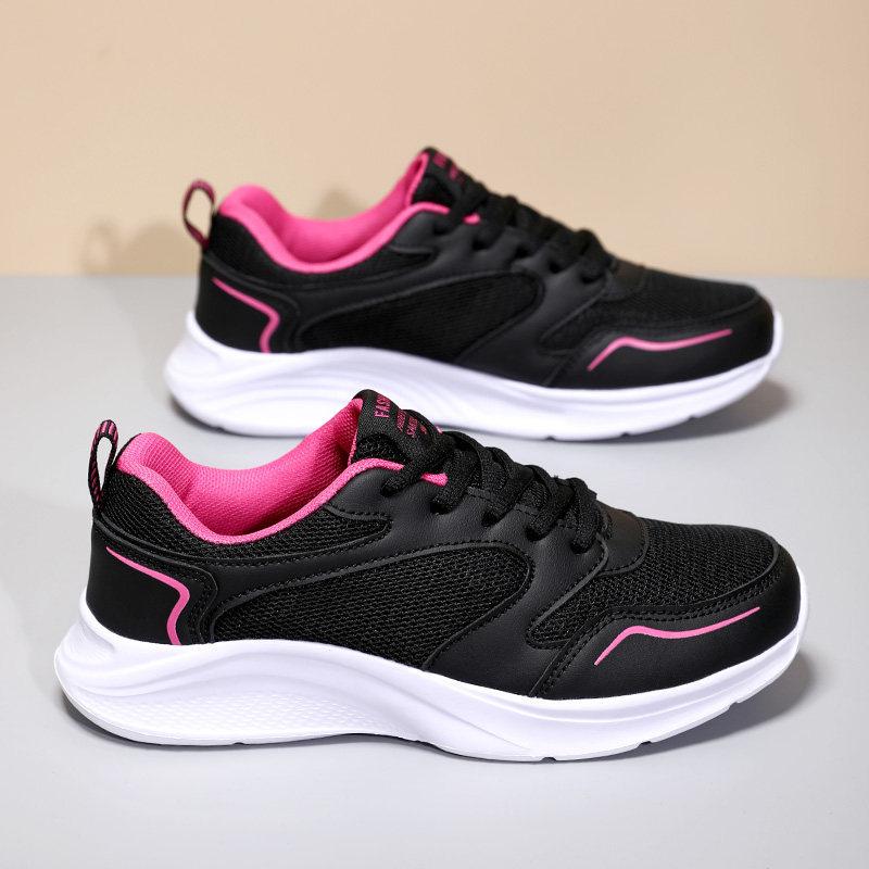 New Ultra-light Mesh Sneakers, Lightweight Soft-soled Mother Shoes, Spring and Autumn Morning Exercise Fitness Running Shoes
