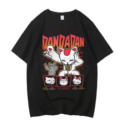 Dandadan Okarun T-shirt Women Japanese Anime T Shirt Cartoon High Quality Top Unisex Tee Men T-shirt Anime T-shirts