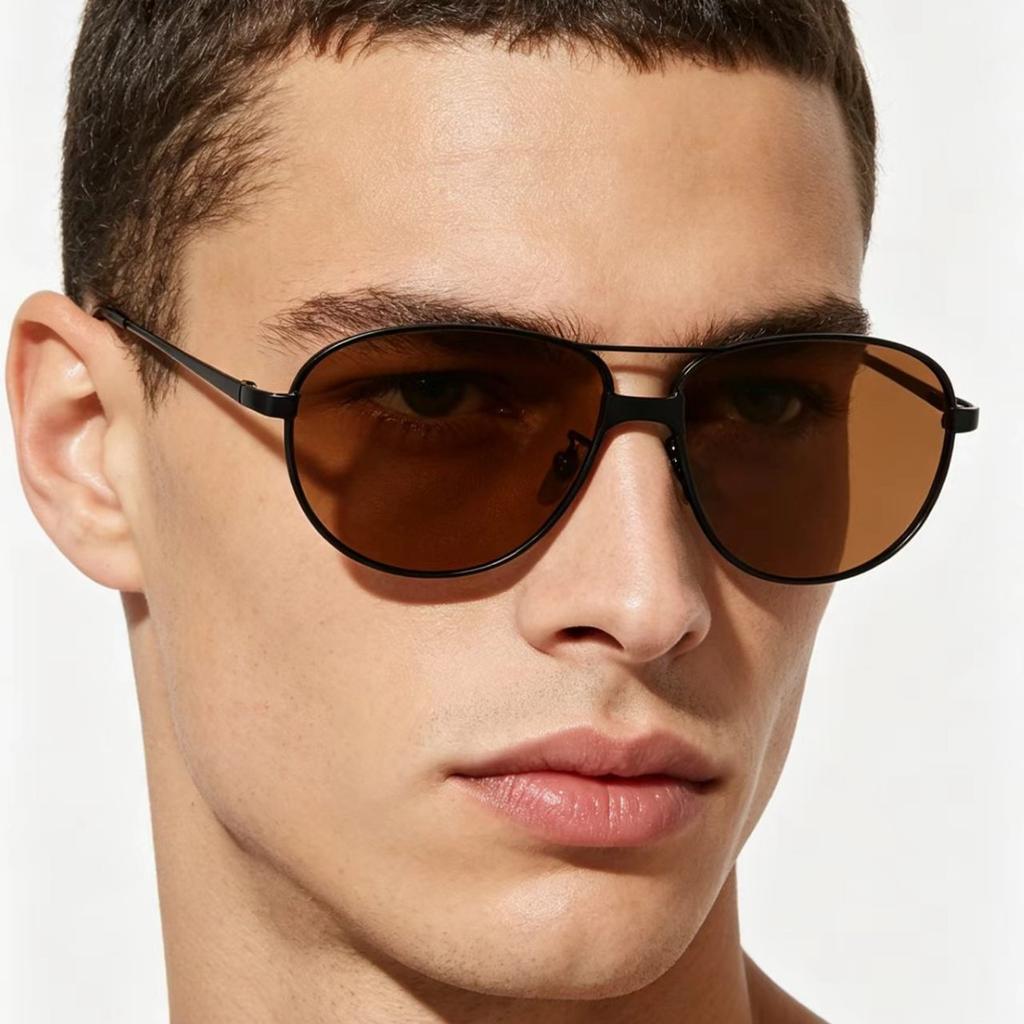 European and American trend street polarized anti-ultraviolet men's and women's diamond-frame sunglasses