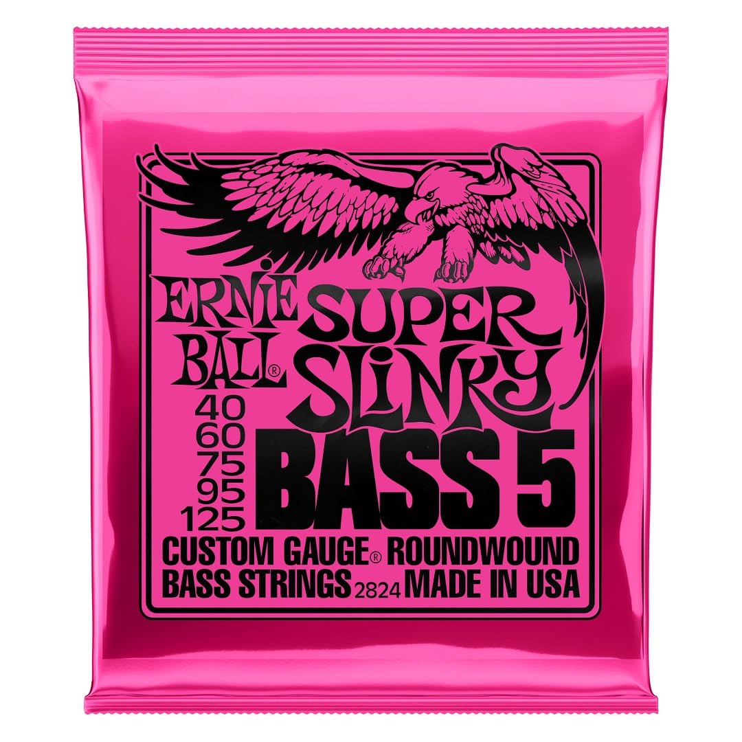

ERNIE BALL 2824 Басовая струна 5 струн SUPER SLINKY BASS Super Slinky Bass [Оригинальный продукт] (40-125) 5-СТРУННАЯ