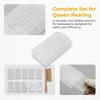 10Pcs Plastic Bee Transport Cage Ventilated Bee Rearing Cage Reusable Queen Bee Cage  Bee Rearing