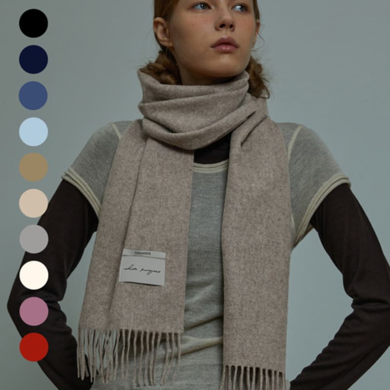 White Project KASCHMIR 100 SCHAL [10 Farben]