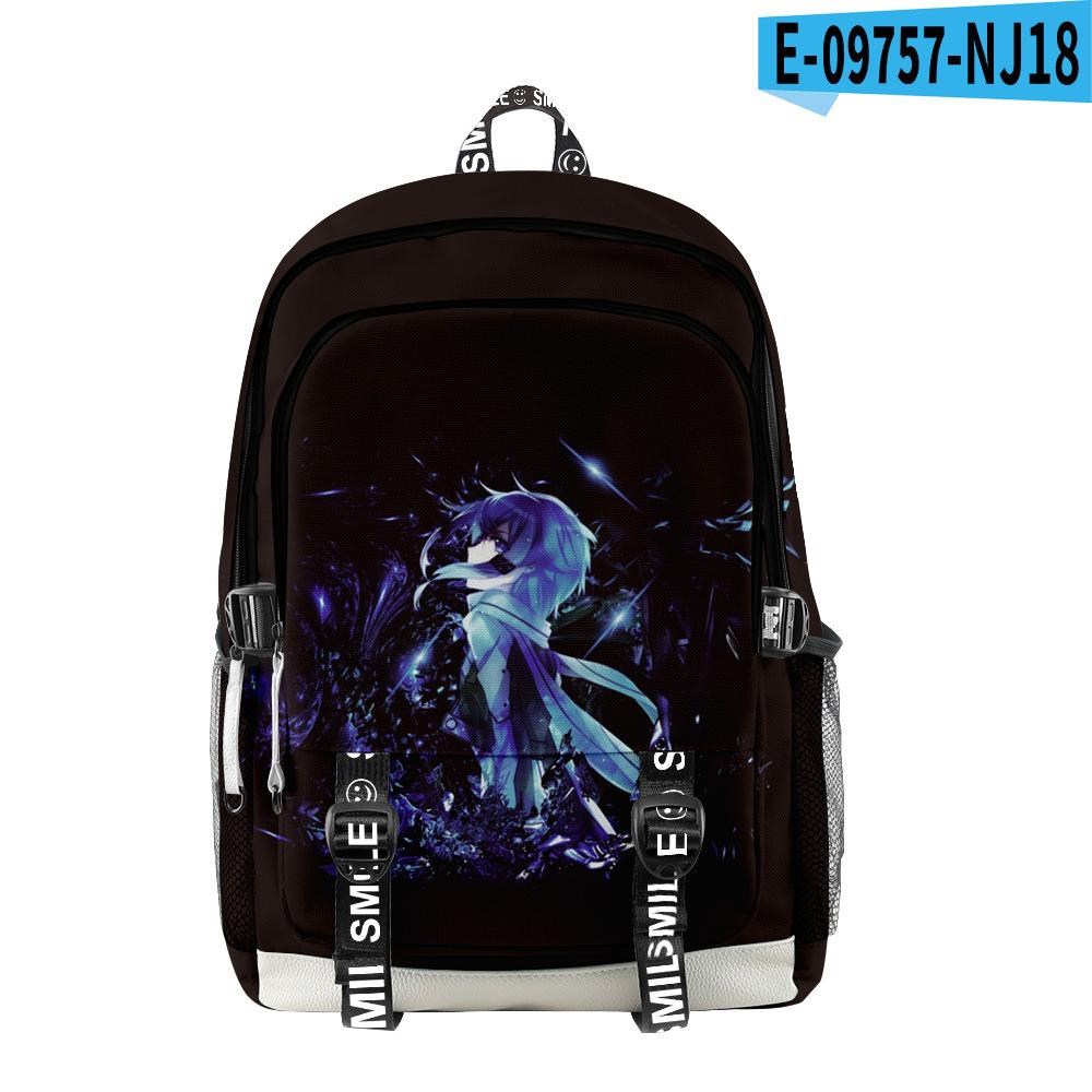 Classic Novelty Sword Art Online Student School Bags Unisex 3D Print Oxford Waterproof Notebook Multifunction Travel Backpacks