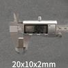 20x10x2 Super Powerful Magnets Strong Disc Magnets for Fridge, DIY, Building, Scientific, Craft, Education, 20mm x 10mm x 2mm