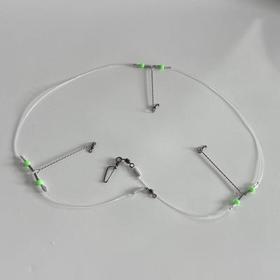 Sea Fishing Luminous Wire Hook Set with Balance Bracket