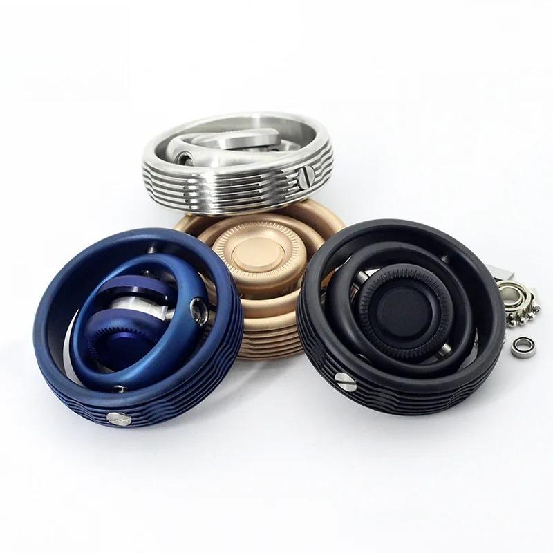 Neues Metallkreisel EDC Fingerspitzenkreisel Stressabbau Spielzeug Erwachsener Antistress Angst Stressabbau Gadgets Cooles Jungen Geschenk