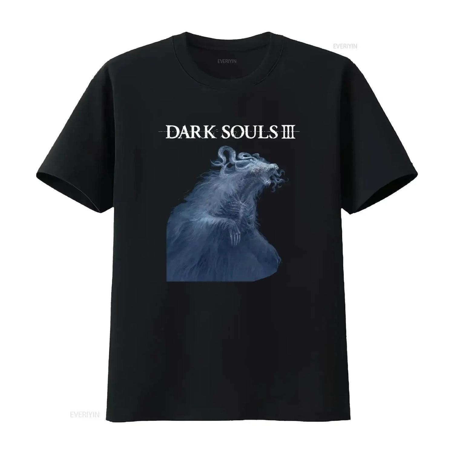 Dark Souls 3 Lootwear Exclusive T Shirt Video Game Promo Size Medium vintage Washed fashion Comfortable Stylish Stretched S чёрный