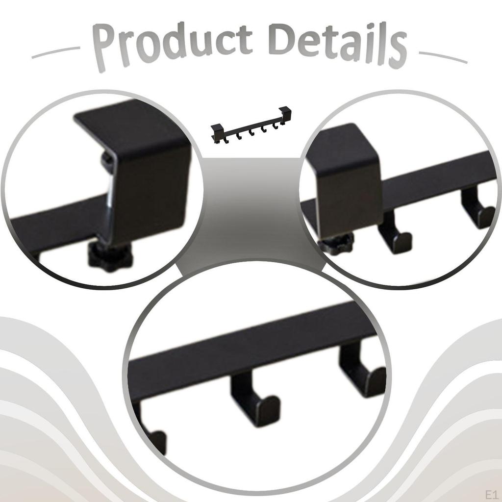 Hanger Desk Bag Hook Purse Backpack Holder Metal Clamp Easy Installation Suitable for Office
