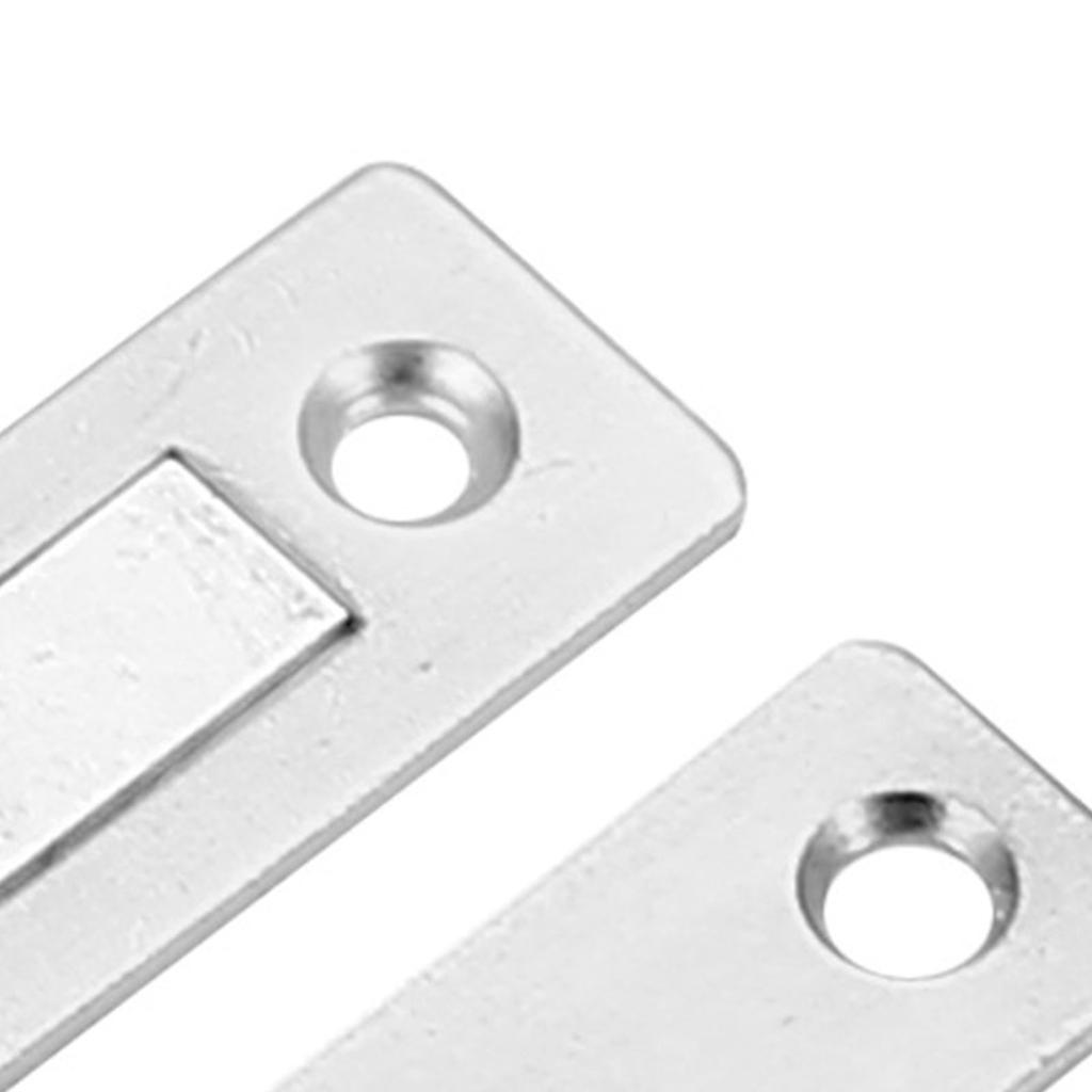 14Pcs Magnet Catch Cold Rolled Steel Hole Free Magnet Stop for Cabinet Door Drawer